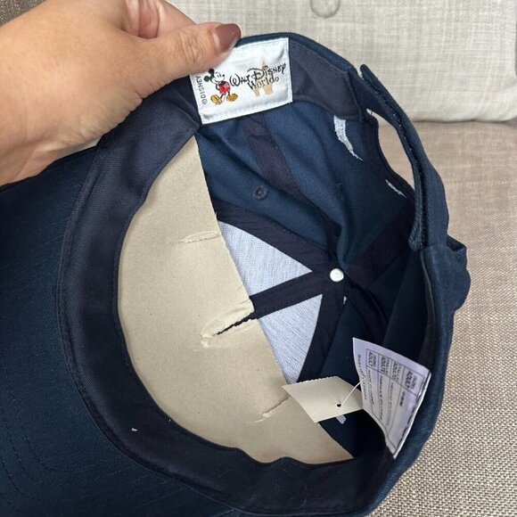 NWT 2003 Walt Disney World Baseball Cap Adult Navy Vintage Mickey‎ Mouse - Picture 6 of 8